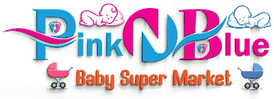 Pink N Blue Baby Super Market Logo